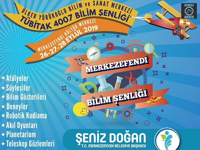 Merkezefendi Belediyesi Bilim Şenliği Başlıyor