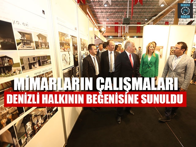 Mimarların Çalışmaları Denizli Halkının Beğenisine Sunuldu