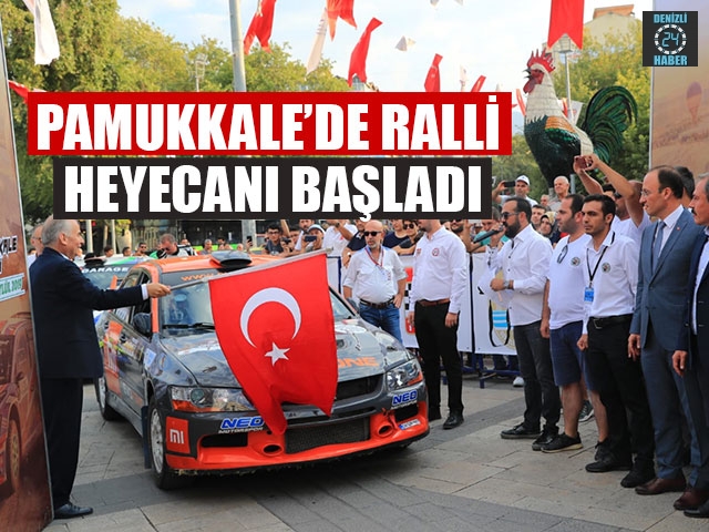 Pamukkale’de Ralli Heyecanı Başladı