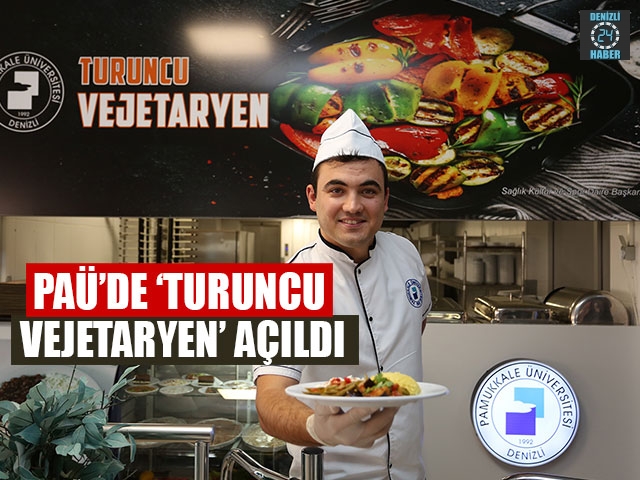 PAÜ’de ‘Turuncu Vejetaryen’ Açıldı