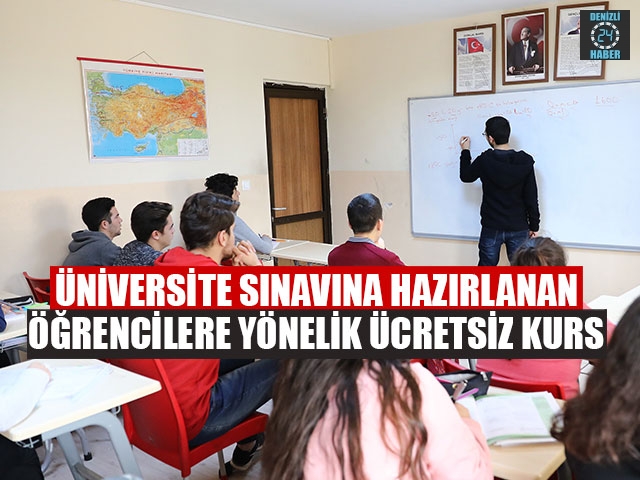Üniversite Sınavına Hazırlanan Öğrencilere Yönelik Ücretsiz Kurs