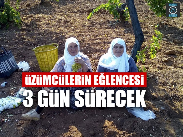 Üzümcülerin Eğlencesi 3 Gün Sürecek