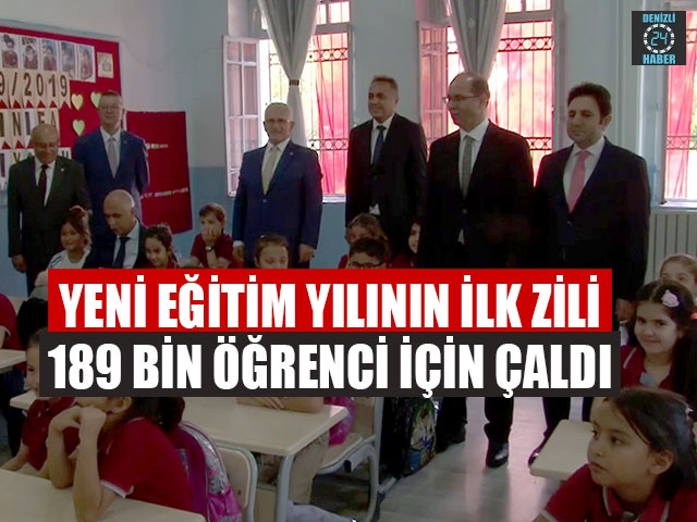 Yeni Eğitim Yılının İlk Zili 189 Bin Öğrenci İçin Çaldı