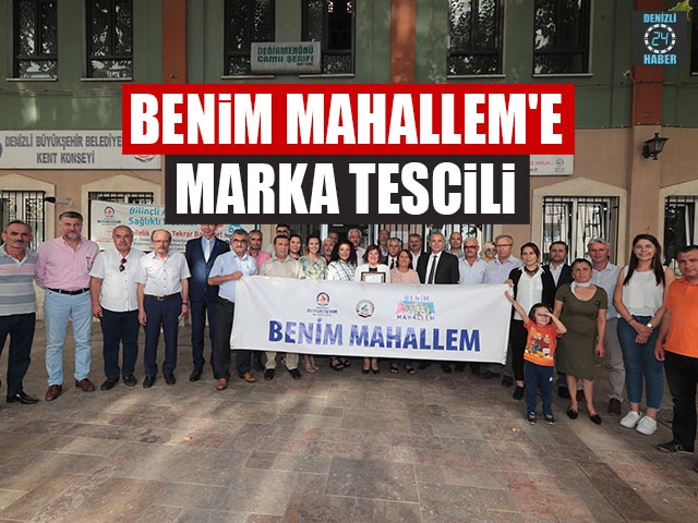 Benim Mahallem'e Marka Tescili