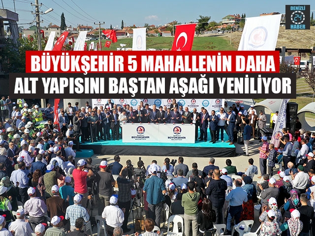Büyükşehir 5 Mahallenin Daha Alt Yapısını Baştan Aşağı Yeniliyor