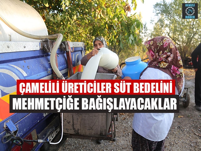 Çamelili Üreticiler Süt Bedelini Mehmetçiğe Bağışlayacaklar