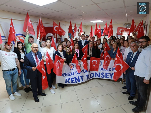 Denizli Büyükşehir Kent Konseyi Barış Pınarı Harekatına tam destek verdi