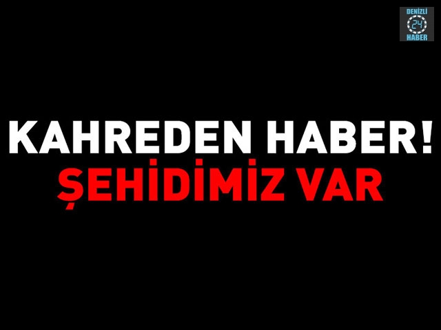 Hain saldırıda bir askerimiz şehit oldu