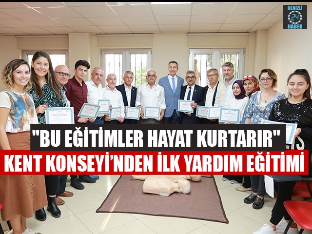 Kent Konseyi’nden İlk Yardım Eğitimi