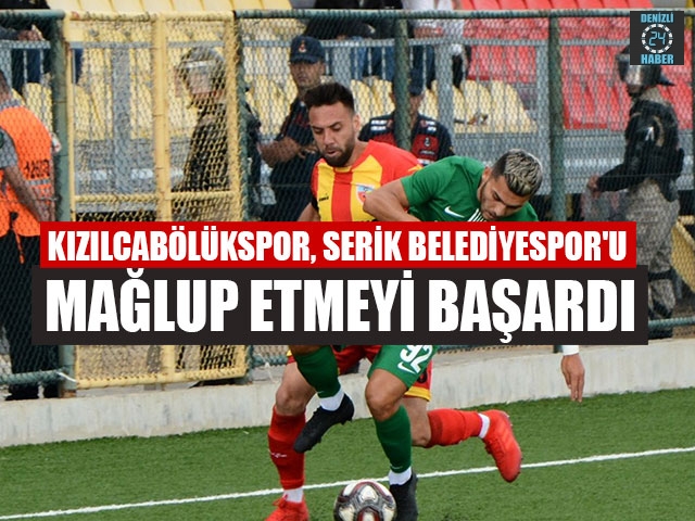 Kızılcabölükspor, Serik Belediyespor'u Mağlup Etmeyi Başardı