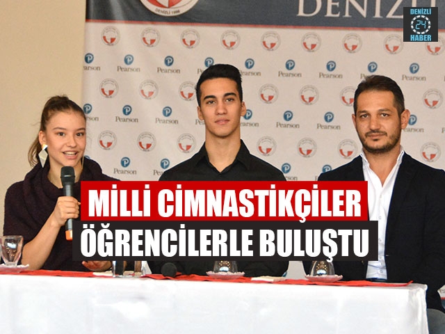 Milli Cimnastikçiler Öğrencilerle Buluştu