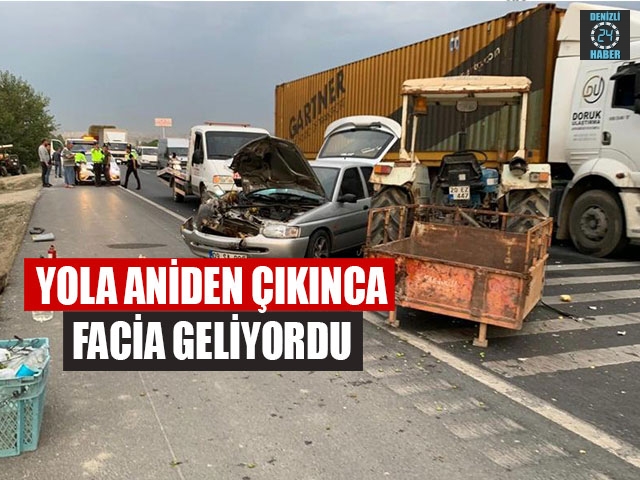 Yola Aniden Çıkınca Facia Geliyordu