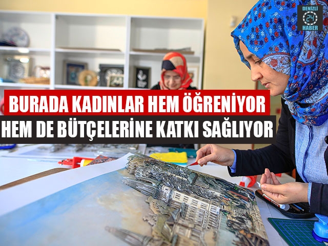 Burada Kadınlar Hem Öğreniyor Hem De Bütçelerine Katkı Sağlıyor