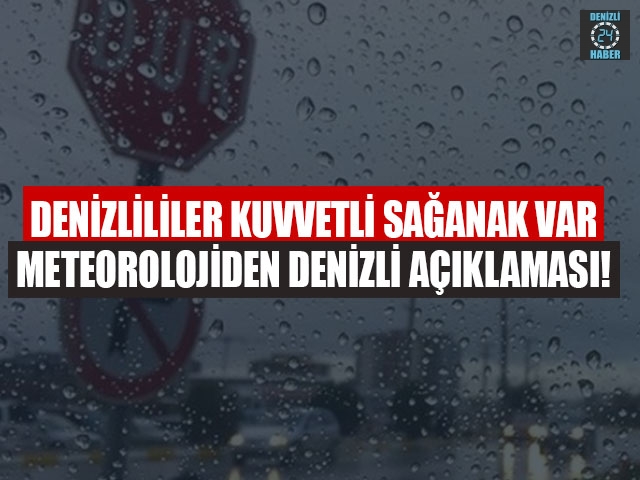 Denizli Hava Durumu (25 Kasım 2019)