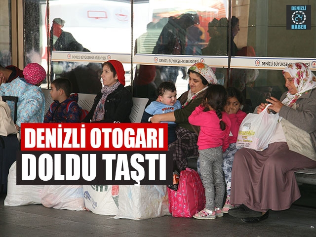 Denizli Otogarı Doldu Taştı