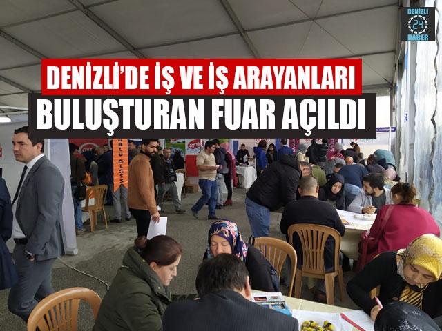 Denizli’de İş Ve İş Arayanları Buluşturan Fuar Açıldı