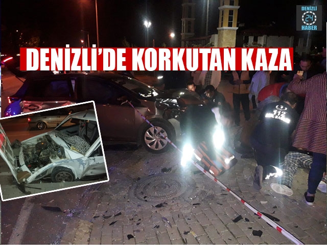 Denizli’de Korkutan Kaza