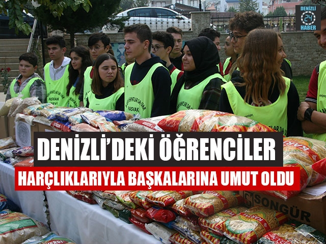 Denizli’deki Öğrenciler Harçlıklarıyla Başkalarına Umut Oldu