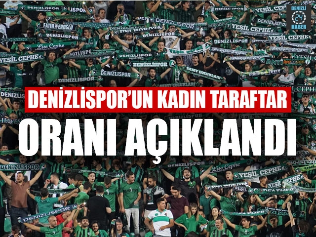 Denizlispor’un Kadın Taraftar Oranı Açıklandı