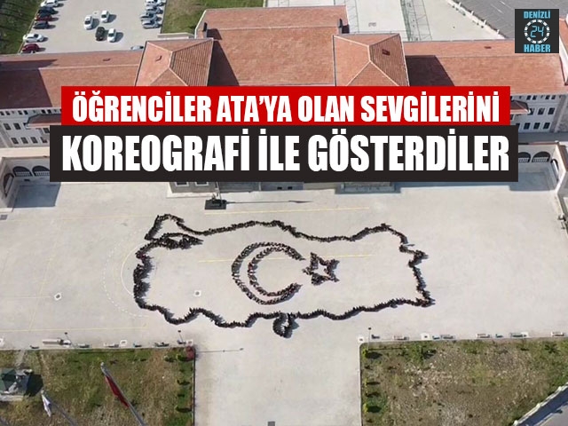 Öğrenciler Ata’ya Olan Sevgilerini Koreografi İle Gösterdiler