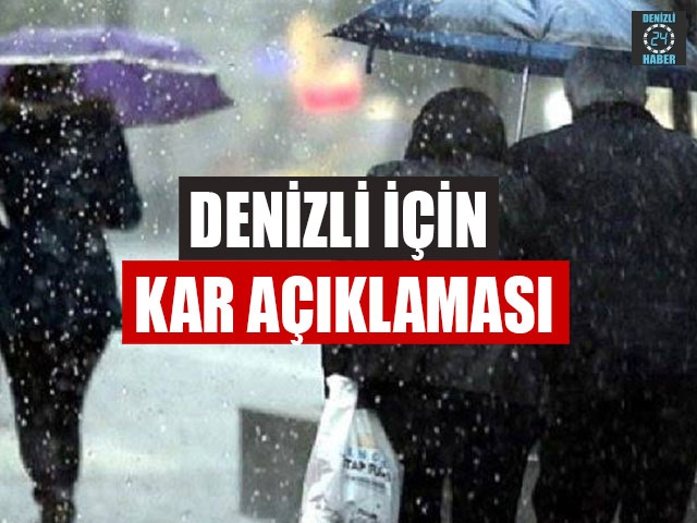 Denizli Hava Durumu (24 Aralık 2019)