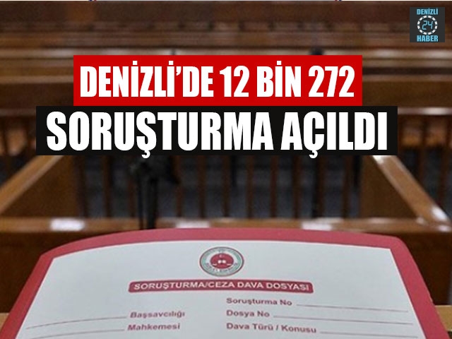 Denizli’de 12 Bin 272 Soruşturma Açıldı