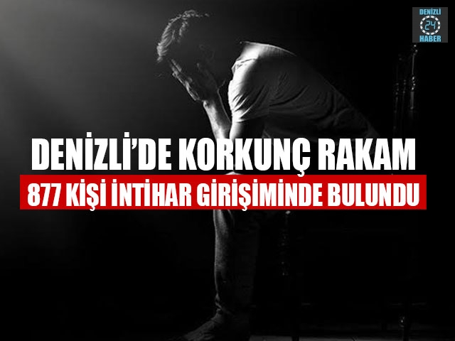 Denizli’de Korkunç Rakam 877 Kişi İntihar Girişiminde Bulundu