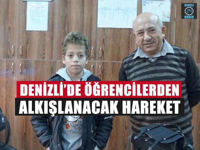 Denizli’de Öğrencilerden Alkışlanacak Hareket