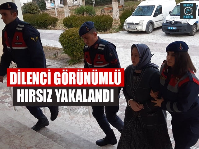 Dilenci Görünümlü Hırsız Yakalandı