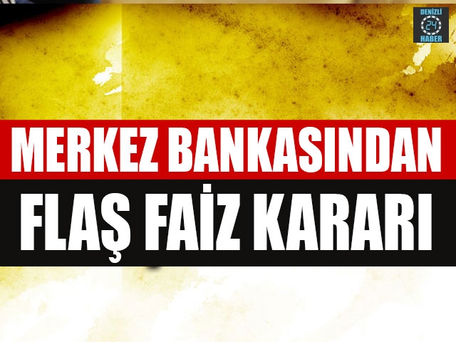 Merkez Bankası'ndan faiz indirim kararı