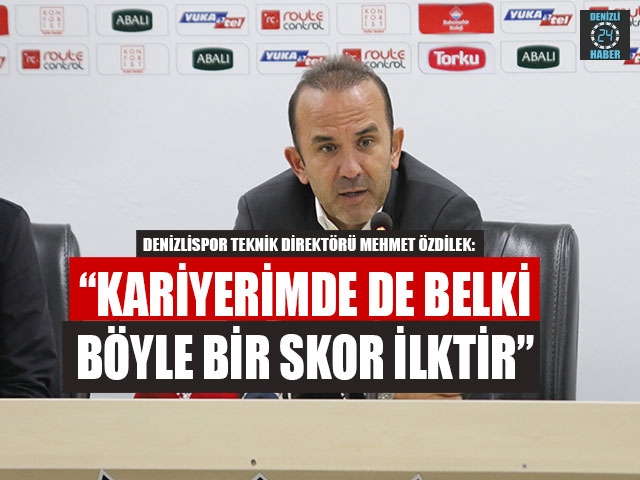 Özdilek:  “Kariyerimde De Belki Böyle Bir Skor İlktir”