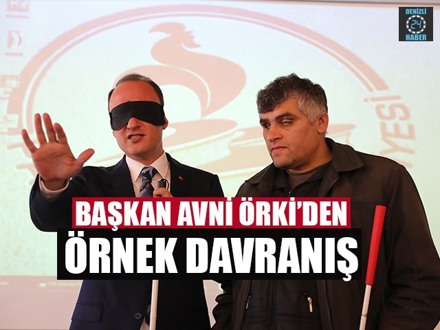 Başkan Avni Örki’den Örnek Davranış