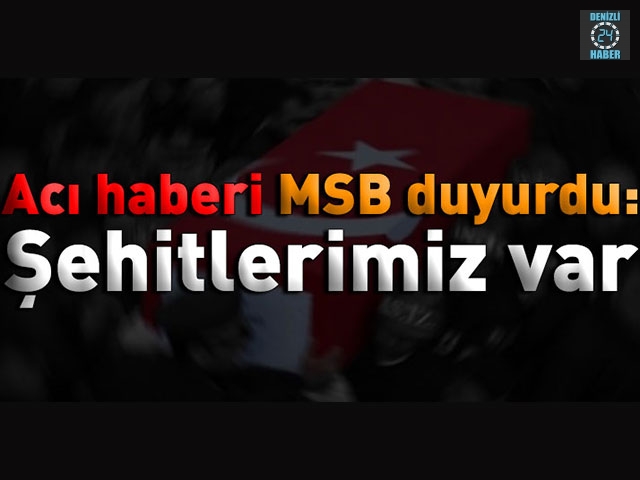 Hakkari Çukurca'da iki askerimiz şehit oldu
