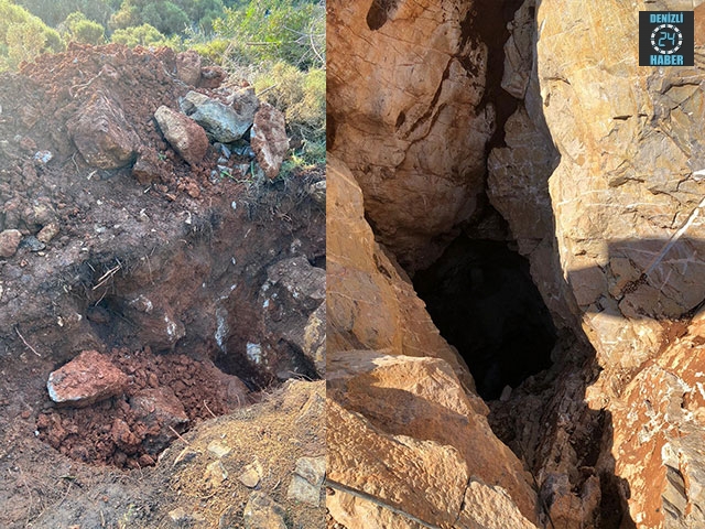 Muğla Datça’da kaçak kazıya jandarmadan suçüstü