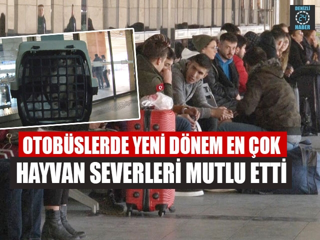 Otobüslerde Yeni Dönem En Çok Hayvan Severleri Mutlu Etti