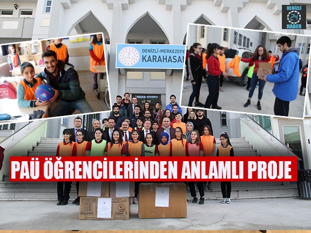 PAÜ Öğrencilerinden Anlamlı Proje