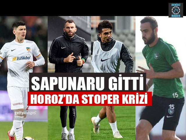 Sapunaru Gitti Horoz’da Stoper Krizi