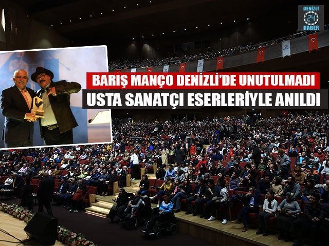 Barış Manço Denizli’de unutulmadı eserleriyle anıldı