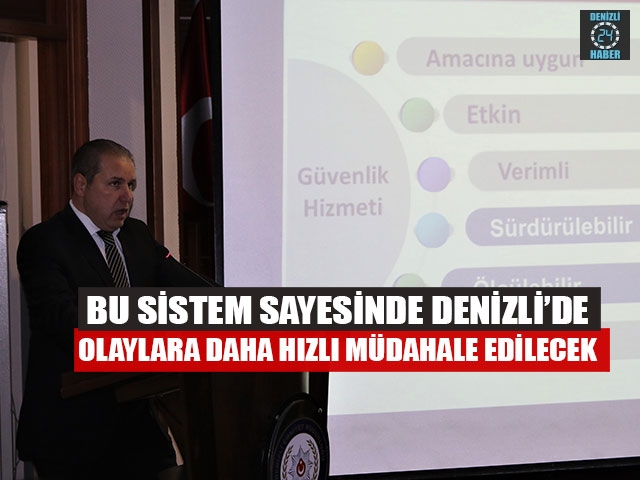 Bu Sistem Sayesinde Denizli’de Olaylara Daha Hızlı Müdahale Edilecek