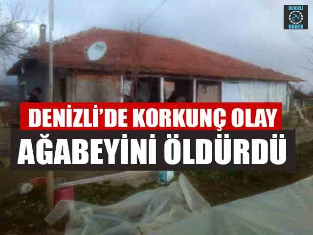Denizli’de Korkunç Olay Ağabeyini Öldürdü