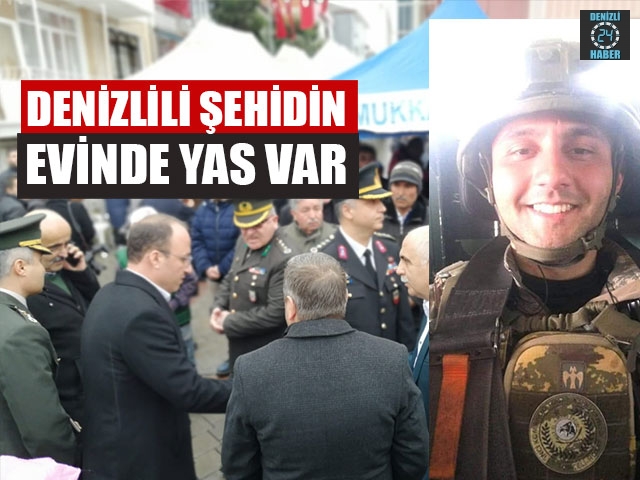 Denizli'ye şehit ateşi düştü Denizlili şehit Halil Çankaya’nın evinde yas var