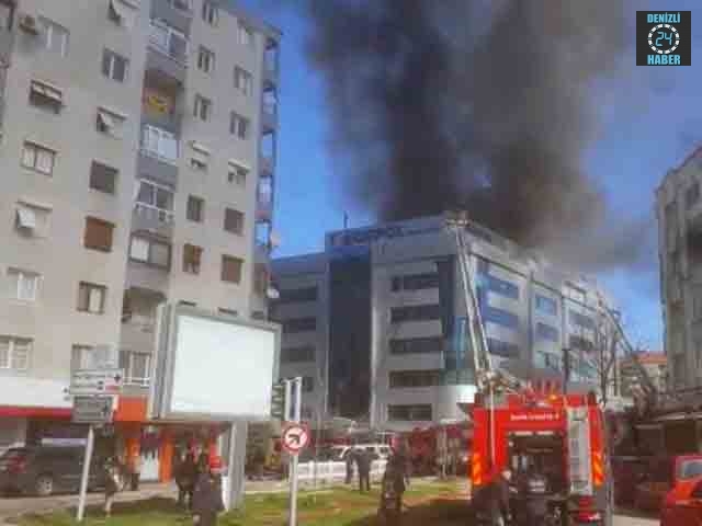 İzmir Karabağlar Egepol hastanesinde yangın