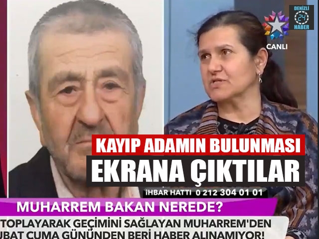 Kayıp Adamın Bulunması Ekrana Çıktılar