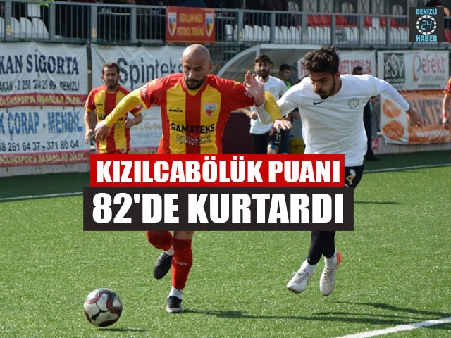 Kızılcabölük Puanı 82'de Kurtardı
