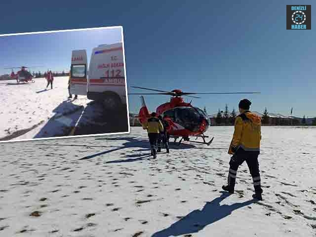 Manisa Demirci’de nöbet geçiren öğrenci  112 Ambulansı ile hastaneye kaldırıldı