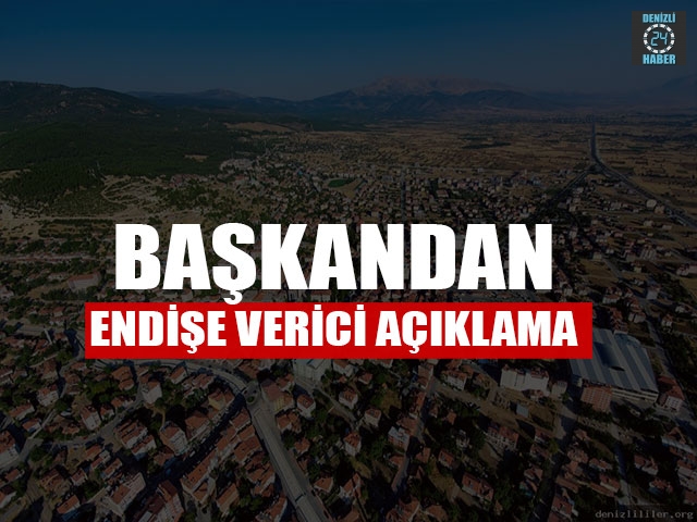 Başkandan Endişe Verici Açıklama