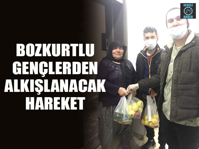 Bozkurtlu Gençlerden Alkışlanacak Hareket
