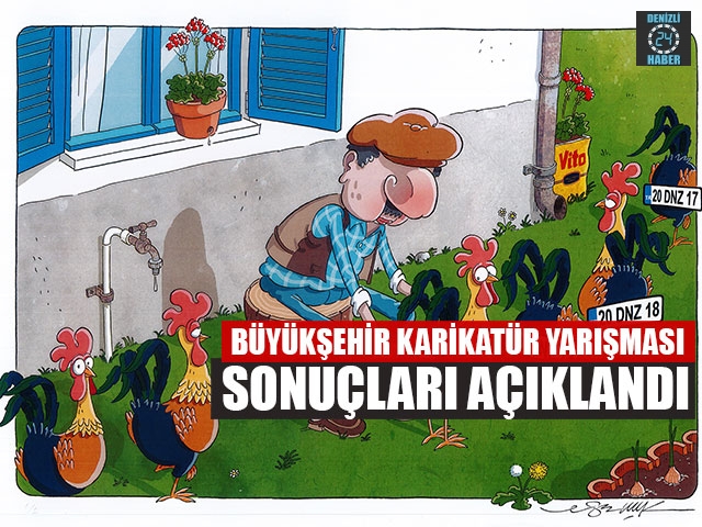 Büyükşehir Karikatür Yarışması Sonuçları Açıklandı