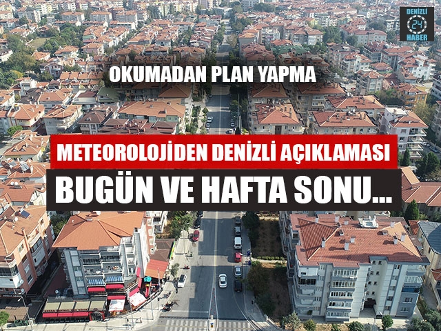 Denizli Hava Durumu (6  Mart 2020)