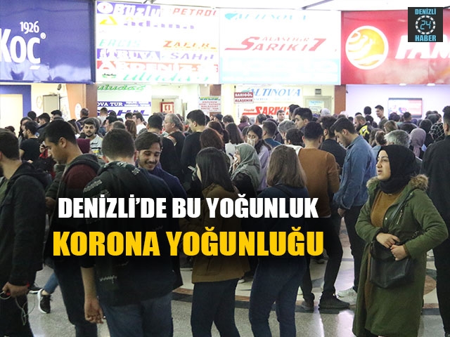 Korono virüsü nedeniyle okullar tatil olunca otogarlarda yoğunluk